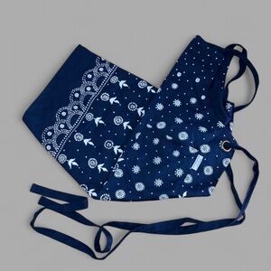 Ulster Weavers Sophie Conran Navy White Medallion Pattern Apron